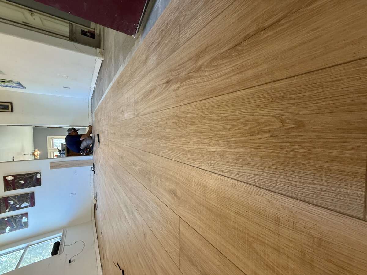 Elegant White Oak Installation