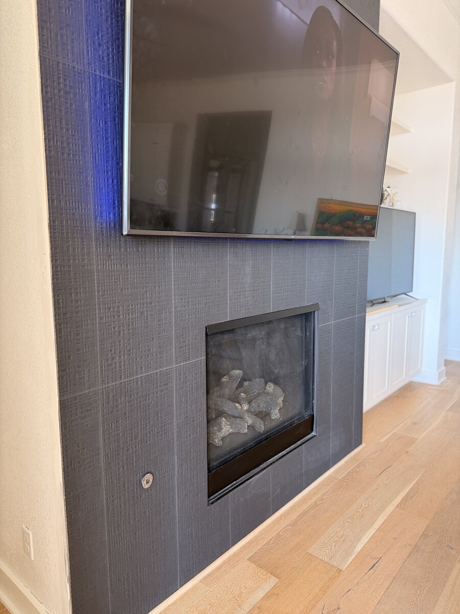 Warm wood flooring with natural light