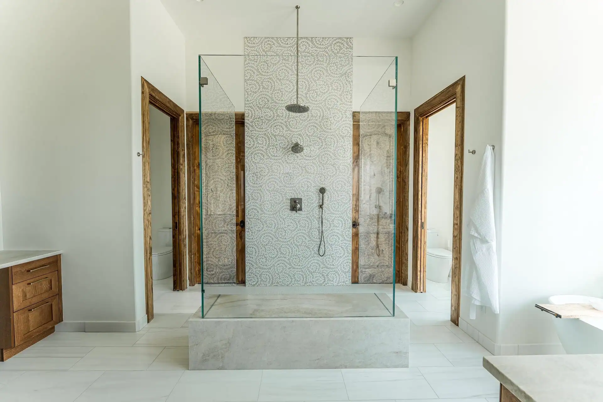 Luxury bathroom remodel in Lakeway Travis County